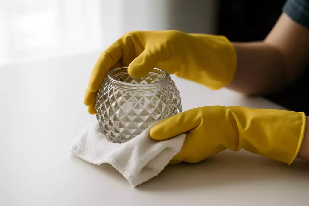 Un mélange de vinaigre et d’eau pour une brillance quasiment immédiate