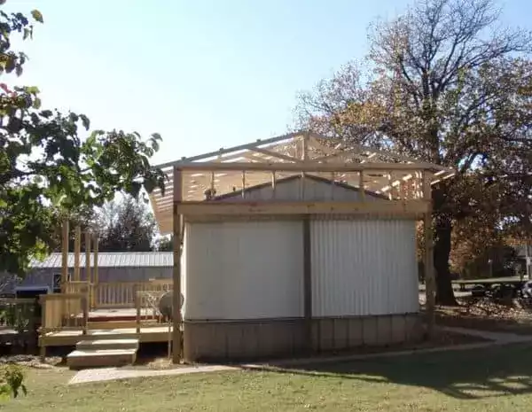 Rénovation toit mobile-home