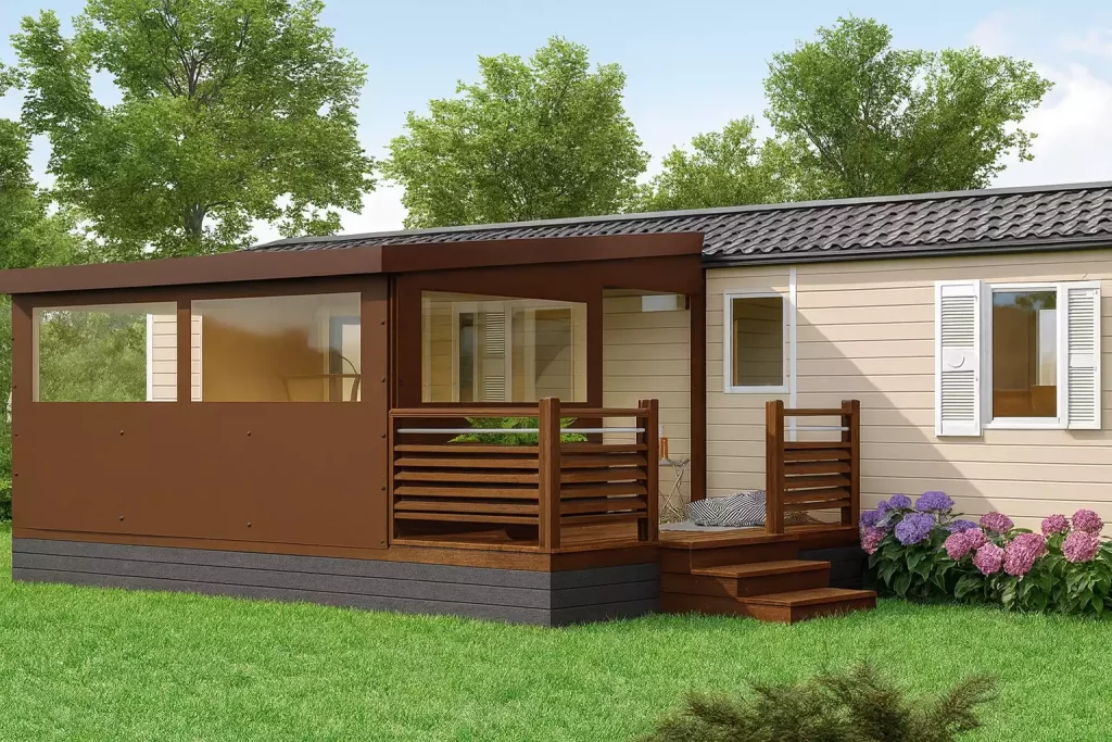 Les enjeux et les bénéfices d’une terrasse de mobil-home fermée