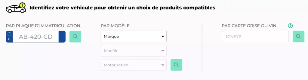 Une offre structurée pour trouver vite la bonne pièce