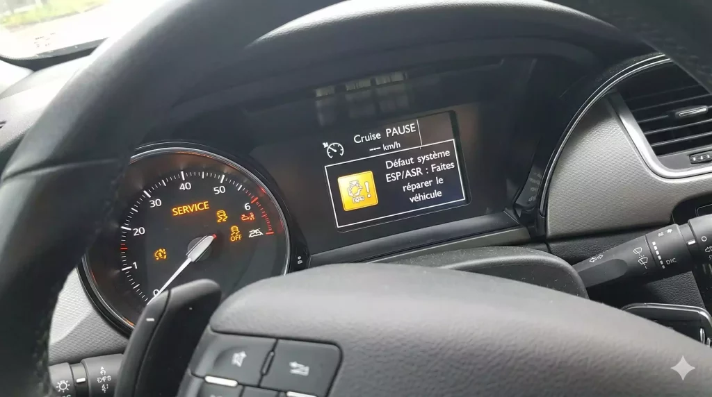 Quels sont les dangers d’ignorer un défaut ESP/ASR ?